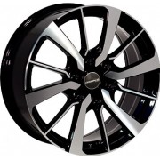 Replica Mitsubishi (MI671) 7x18 5x114.3 ET38 DIA67.1 (black machined face) Replica Mitsubishi (MI671) 7x18 5x114.3 ET38 DIA67.1 (black machined face)