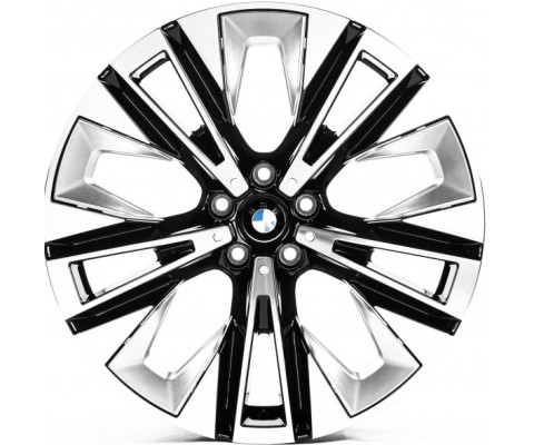 Replica BMW (B3521) 8.5x20 5x112 ET28 DIA66.6 (black machined face)