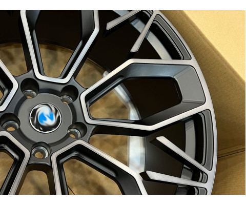Replica BMW (B1266) 9x19 5x120 ET48 DIA74.1 (gun metal machined face)