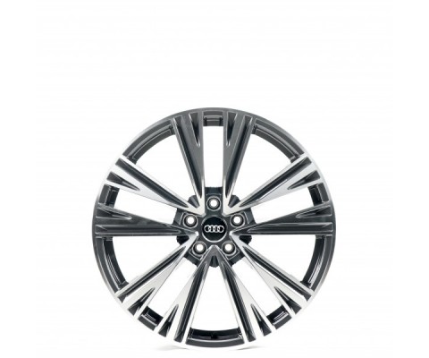 Replica Audi (A029-11) 8.5x20 5x112 ET43 DIA66.6 (gun metal machined face)