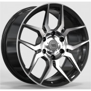 WS Forged WS2126 8x18 6x139.7 ET20 DIA106.1 (gloss black machined face)
