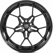 WS Forged WS-052C 10.5x22 5x112 ET10 DIA66.6 (satin black lip carbon)