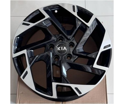 Replica Kia (KI1927) 7.5x19 5x114.3 ET51 DIA67.1 (gloss black machined face)