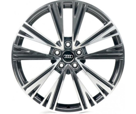 Replica Audi (A029-11) 8.5x20 5x112 ET43 DIA66.6 (gun metal machined face)