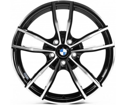 Replica BMW (B5574) 8x18 5x112 ET25 DIA66.6 (gloss black machined face) Replica BMW (B5574) 8x18 5x112 ET25 DIA66.6 (gloss black machined face)