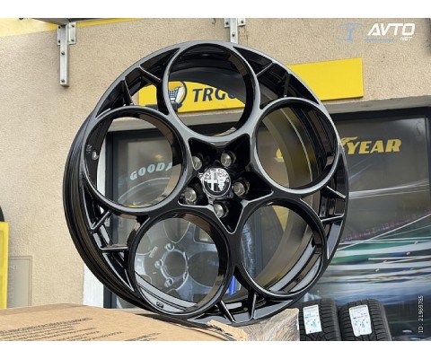 WSP Italy Alfa Romeo (W263) Florio 8x20 5x110 ET37 DIA65.1 (gloss black)