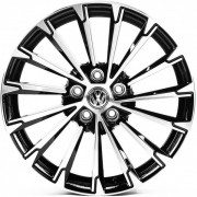 Replica Volkswagen (VV18644) 8x18 5x112 ET40 DIA57.1 (gloss black machined face)
