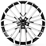 Replica Audi (A22434) 9.5x22 5x112 ET26 DIA66.6 (gloss black machined face) Replica Audi (A22434) 9.5x22 5x112 ET26 DIA66.6 (gloss black machined face)
