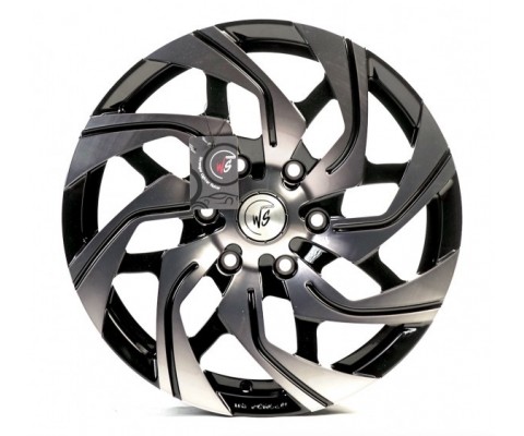 WS Forged WS-6-05 7.5x18 6x139.7 ET50 DIA92.5 (gloss black dark machined face)