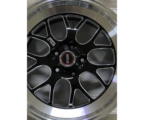 Cast Wheels CW7009 10.5x18 5x120 ET25 DIA72.6 (black machined lip milling)