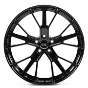 Replica Audi (A5348) 9.5x22 5x112 ET26 DIA66.6 (gloss black)