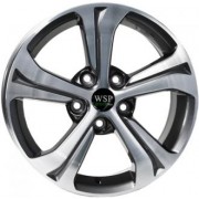 WSP Italy Green Line (G1801) Sage 6.5x16 5x114.3 ET40 DIA66.1 (anthracite polished)