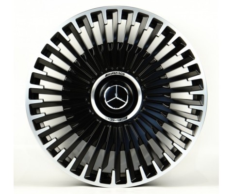 Replica Mercedes (MR2533) 8.5x20 5x112 ET33 DIA66.6 (satin black lip polished)