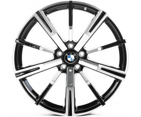 Replica BMW (B20354) 8.5x20 5x112 ET28 DIA66.6 (gloss black machined face)