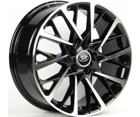 Replica Hyundai (HND485) 7x17 5x114.3 ET50 DIA67.1 (BKF)