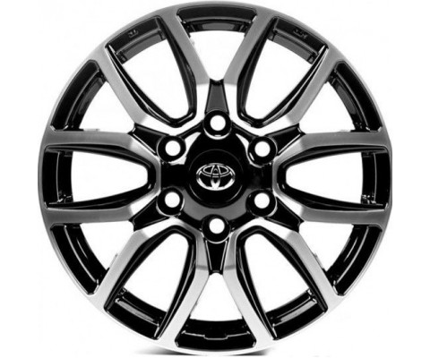 Replica Toyota (TY3131) 7.5x18 6x139.7 ET25 DIA106.1 (black machined face)