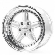 Replica BMW (B5468) 9x17 5x120 ET27 DIA74.1 (silver lip polished)