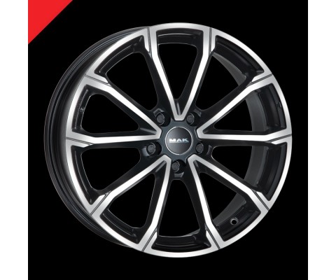 Mak DaVinci 6.5x17 5x114.3 ET50 DIA60.1 (black mirror)