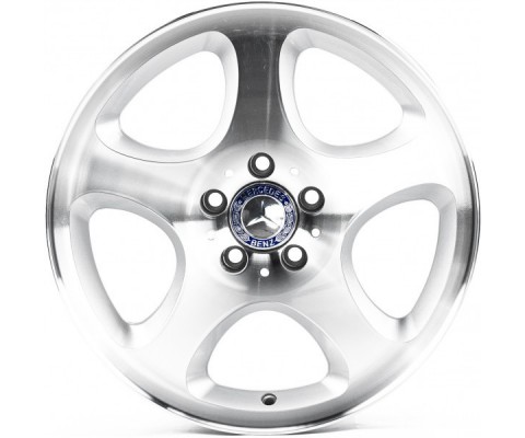 Replica Mercedes (MR331) 8x17 5x112 ET37 DIA66.6 (silver machined face)