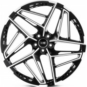 WS Forged WS-A002C 10.5x22 5x112 ET25 DIA66.6 (satin black machined face)