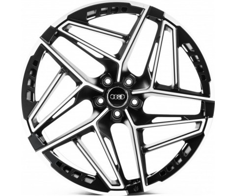 WS Forged WS-A002C 10.5x22 5x112 ET25 DIA66.6 (satin black machined face)