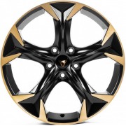 Replica Cupra (CUP361) 8x18 5x112 ET45 DIA57.1 (satin black machined spokes bronze coating)