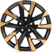 Replica Cupra (CUP0443) 8x18 5x112 ET42 DIA57.1 (matt black machined spokes bronze coating) Replica Cupra (CUP0443) 8x18 5x112 ET42 DIA57.1 (matt black machined spokes bronze coating)