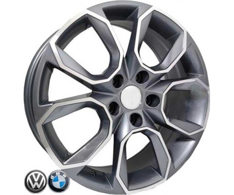Replica Volkswagen (CT1107) 6.5x16 5x112 ET46 DIA57.1 (BMF)