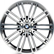 Replica BMW (B3155) 8x19 5x112 ET30 DIA66.6 (grey machined face)