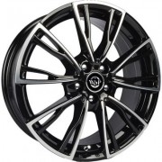 WSP Italy Volkswagen (WD006) Lugano 7.5x17 5x112 ET40 DIA57.1 (gloss black polished)