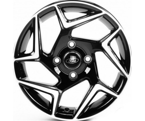 Replica Ford (FD5332-4) 6x14 4x108 ET38 DIA63.4 (gloss black machined face)