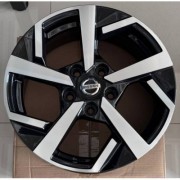 Replica Nissan (NS1454) 6.5x16 5x114.3 ET38 DIA66.1 (gloss black machined face)