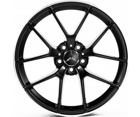 Replica Mercedes (MR164) 8x19 5x112 ET34 DIA66.6 (satin black lip polished) Replica Mercedes (MR164) 8x19 5x112 ET34 DIA66.6 (satin black lip polished)