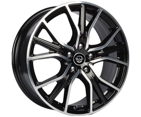 WSP Italy Toyota (WD004) Zurich 7.5x18 5x114.3 ET39 DIA60.1 (gloss black polished)