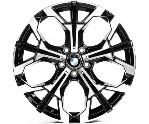 Replica BMW (B3457) 8x19 5x112 ET27 DIA66.6 (black machined face) Replica BMW (B3457) 8x19 5x112 ET27 DIA66.6 (black machined face)