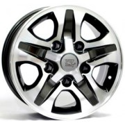 WSP Italy Toyota (W1751) Cesare 8x16 5x150 ET0 DIA110.1 (anthracite polished)