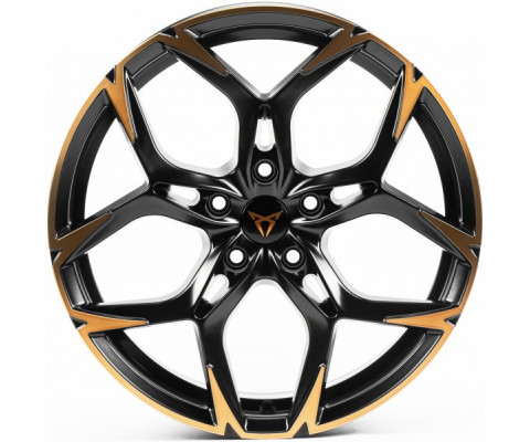 Replica Cupra (CUP275) 8x18 5x112 ET40 DIA57.1 (satin black machined spokes bronze coating) Replica Cupra (CUP275) 8x18 5x112 ET40 DIA57.1 (satin black machined spokes bronze coating)
