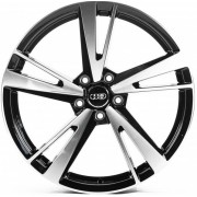 Replica Audi (A5553) 8.5x19 5x112 ET39 DIA66.6 (gloss black machined face)