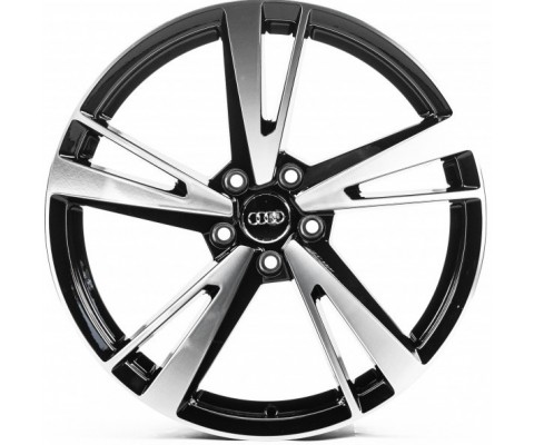 Replica Audi (A5553) 8.5x19 5x112 ET39 DIA66.6 (gloss black machined face)