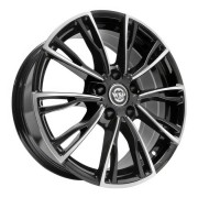 WSP Italy Audi (WD006) Lugano 7.5x17 5x112 ET38 DIA66.6 (gloss black polished)