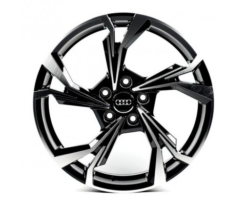 Replica Audi (A5534) 8x19 5x112 ET44 DIA66.6 (gloss black machined face) Replica Audi (A5534) 8x19 5x112 ET44 DIA66.6 (gloss black machined face)
