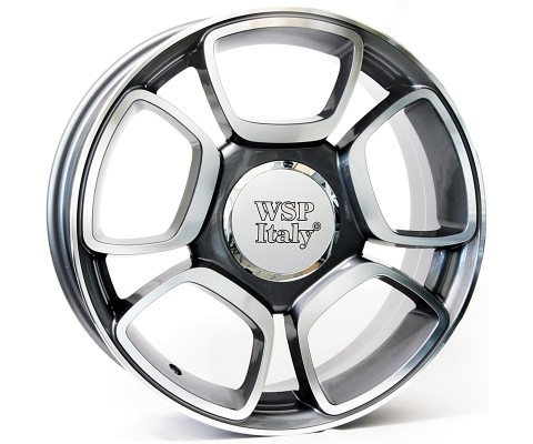 WSP Italy Fiat (W157) Forio 7x17 4x100 ET37 DIA56.6 (anthracite polished)