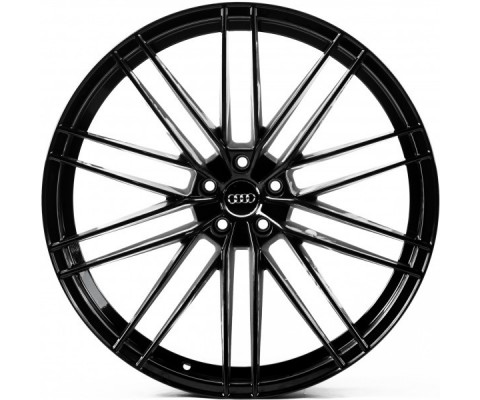 Replica Audi (A23714) 10x23 5x112 ET15 DIA66.6 (gloss black)