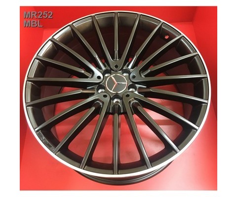 Replica Mercedes (MR252) 10x21 5x112 ET46 DIA66.6 (MBL)