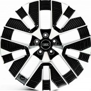 Replica Audi (A624) 9.5x21 5x112 ET35 DIA66.6 (black machined face)