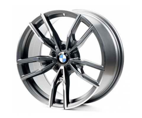 Replica BMW (B5478) 8x18 5x112 ET30 DIA66.6 (black machined face)