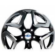 Replica Subaru (SB1606) 7x17 5x114.3 ET55 DIA56.1 (gloss black machined face)