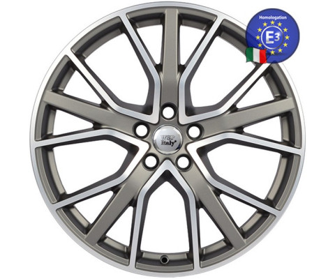 WSP Italy Audi (W571) Alicudi 8.5x20 5x112 ET38 DIA57.1 (matt gun metal polished) WSP Italy Audi (W571) Alicudi 8.5x20 5x112 ET38 DIA57.1 (matt gun metal polished)