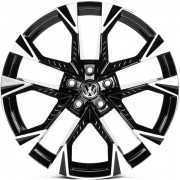 Replica Volkswagen (VV19051) 8x19 5x112 ET43 DIA57.1 (gloss black machined face) Replica Volkswagen (VV19051) 8x19 5x112 ET43 DIA57.1 (gloss black machined face)