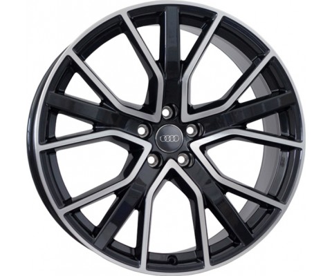 WSP Italy Audi (W571) Alicudi 8.5x21 5x112 ET30 DIA66.6 (gloss black polished)